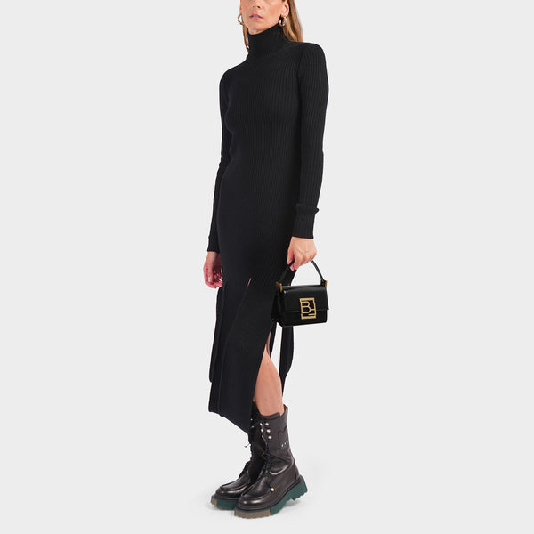 Sac À Main Fran - By Far - Cuir Verni - Noir
