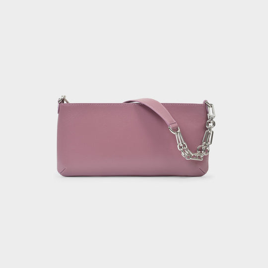Sac Holly en Cuir Gloss Violet