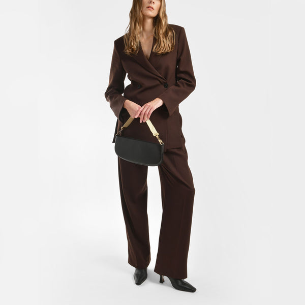 Sac Beverly en Cuir Noir