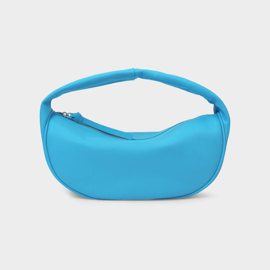 Sac Cush en Cuir Bleu
