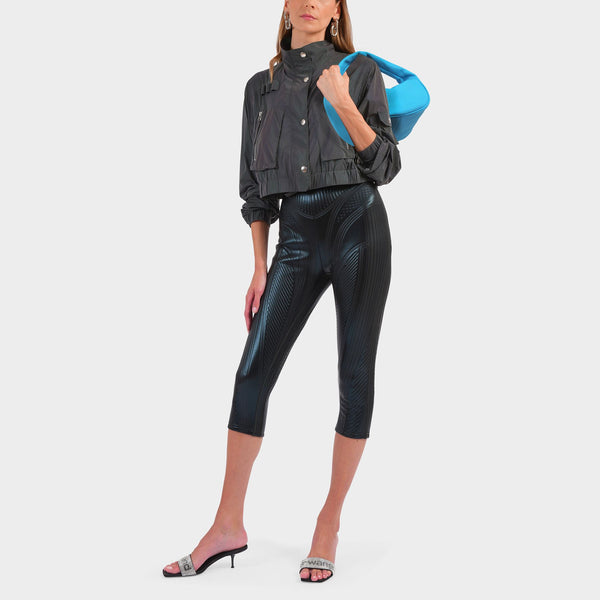 Sac Cush en Cuir Bleu