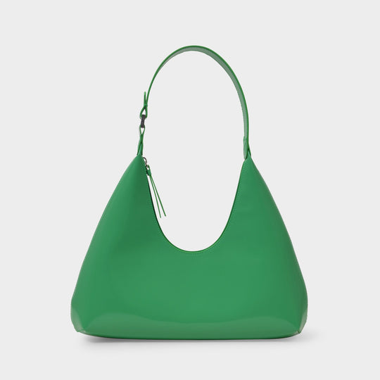 Sac Amber en Cuir Vert
