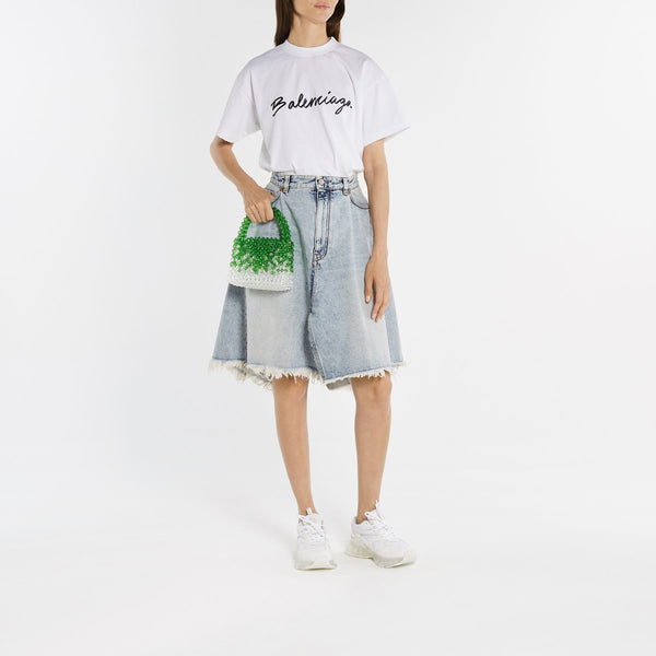 Sac Hobo - Germanier - Perles - Vert
