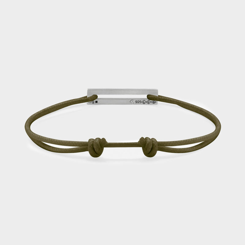 Bracelet 1.7G - Le Gramme - Argent - Khaki