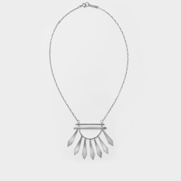 Collier Dancing en Laiton Argenté