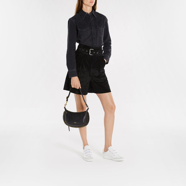 Sac à bandoulière Oskan Moon Gz - Isabel Marant - Cuir - Noir