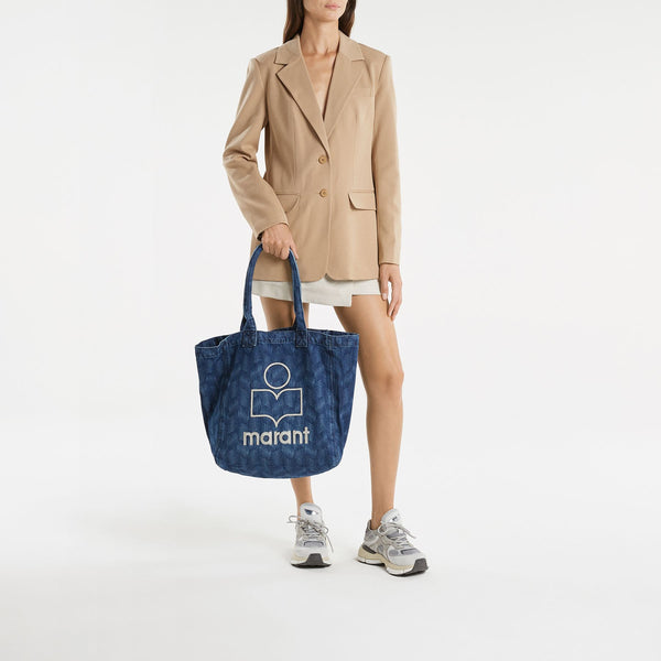 Tote bag Yenky Ga - Isabel Marant - Coton - Bleu