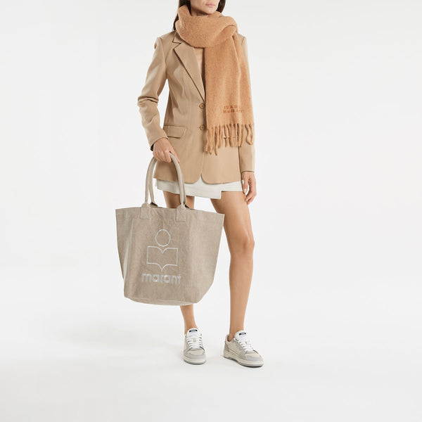 Tote bag Yenky Gz - Isabel Marant - Coton - Beige