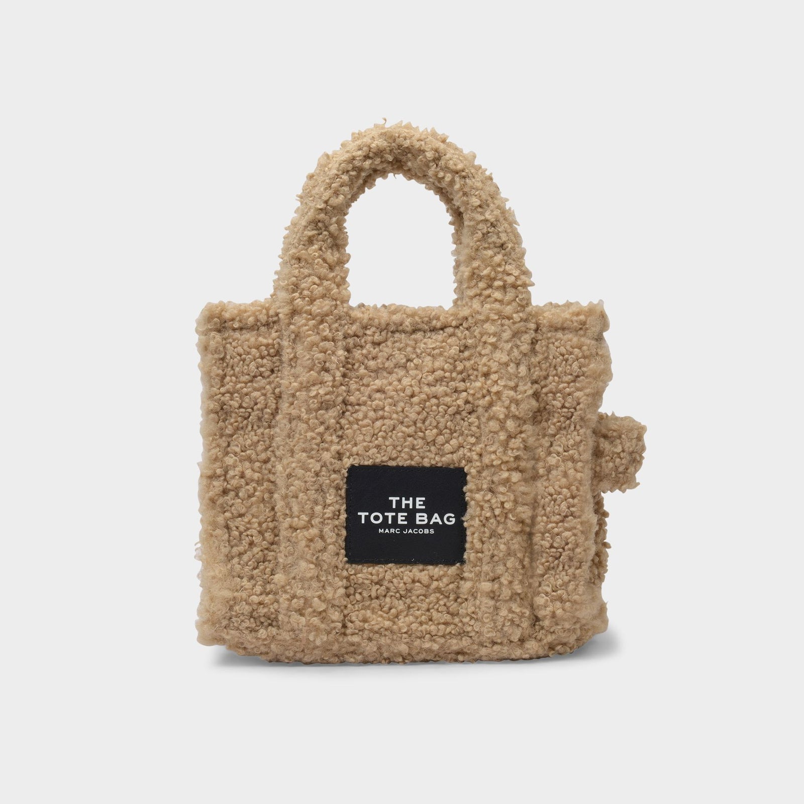 Mini Sac Teddy Tote Traveler en Polyester Beige