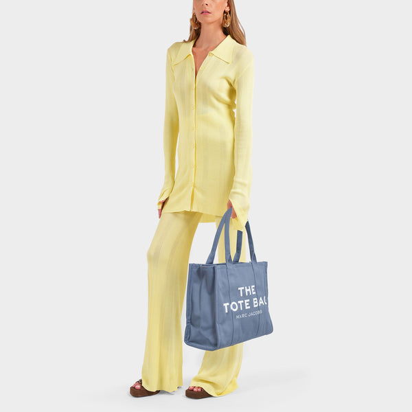 Sac The Large Tote en Toile Bleue