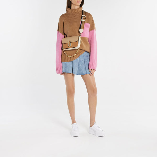 Sac The Shoulder Bag en Cuir Orange