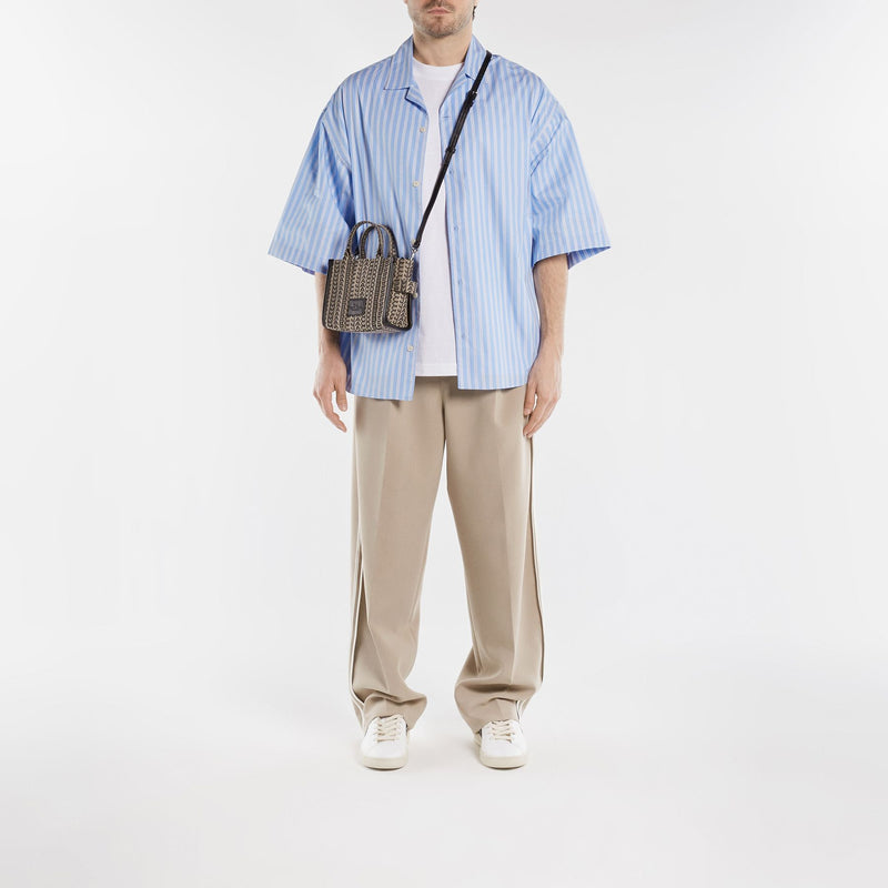The Micro Tote Bag Monogram - Marc Jacobs - Coton - Beige Multi