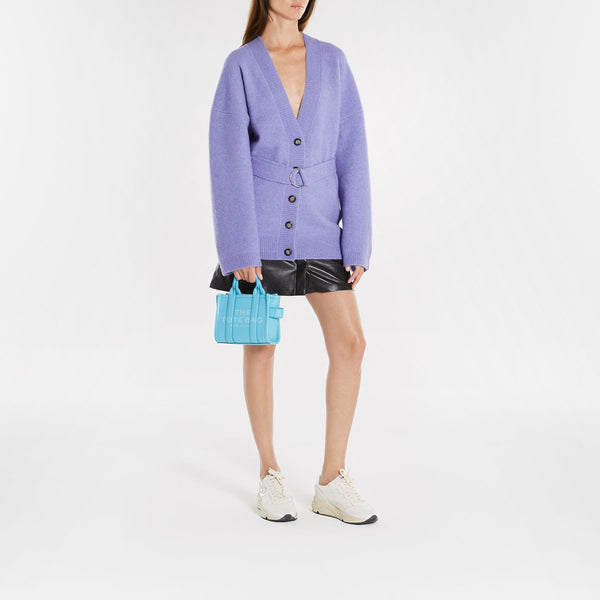 Tote Bag The Micro Tote - Marc Jacobs - Cuir - Bleu