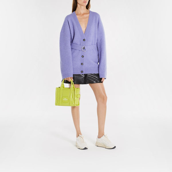 Tote bag The Mini Tote - Marc Jacobs - Cuir - Vert