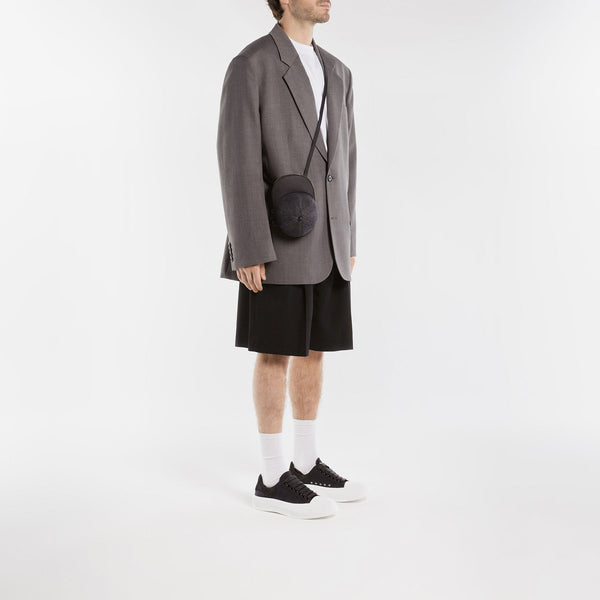 Sac Hobo Midi Cap - J.W. Anderson - Cuir - Gris Denim