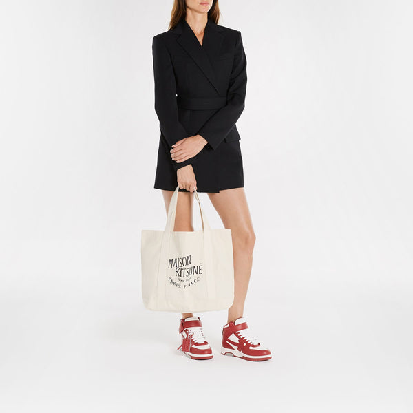 Tote Bag Palais Royal - Maison Kitsune - Coton - Beige