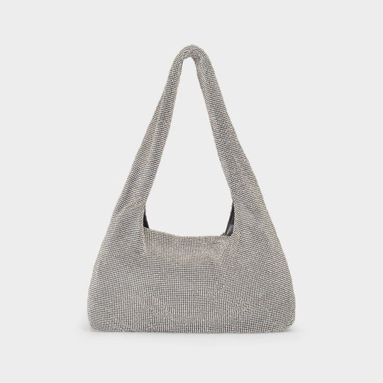 Sac Hobo Crystal Mesh - Kara - Laiton - Argenté