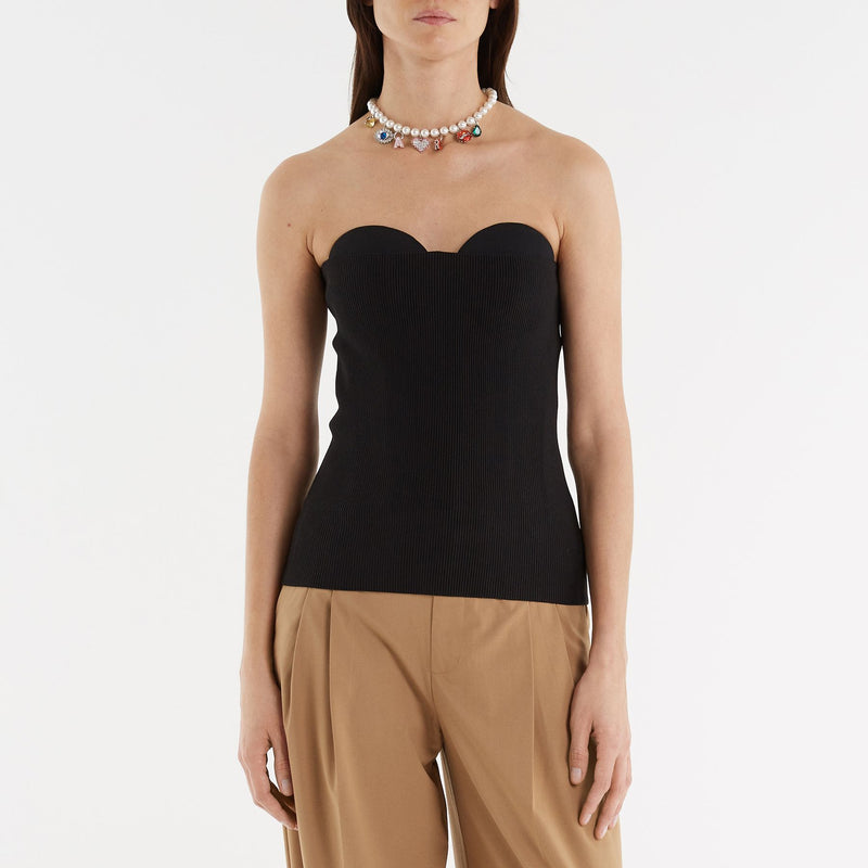 Collier Pearl With Charmes - Alessandra Rich - Laiton - Perle