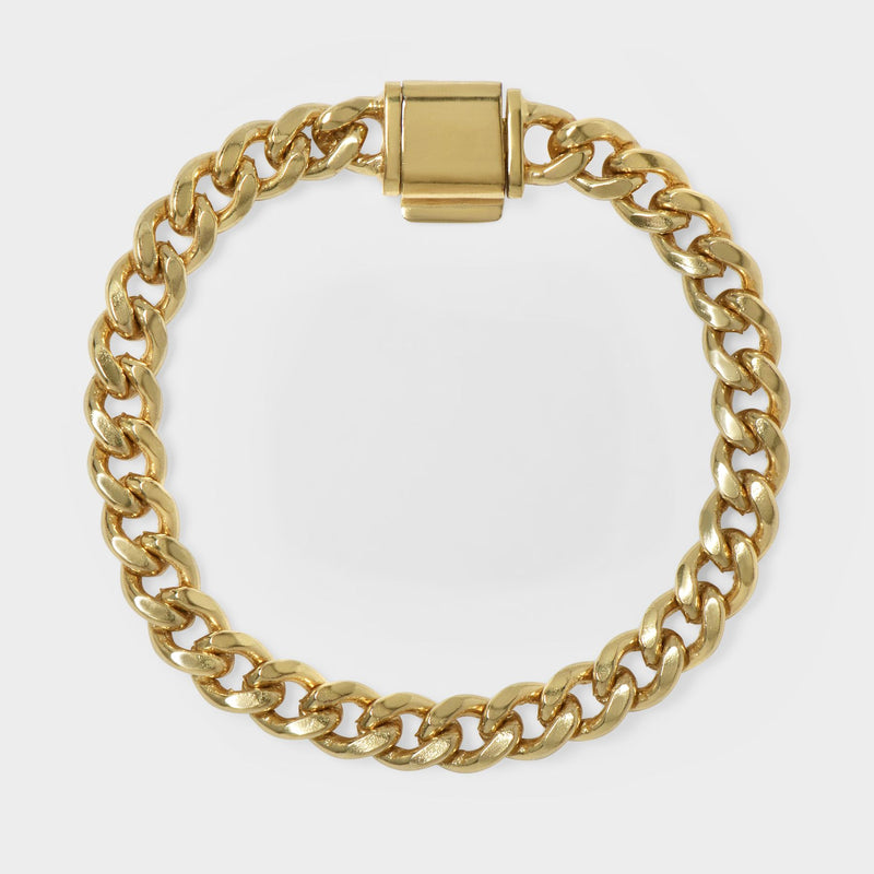 Bracelet Small Cuban Chain en Vermeil Or