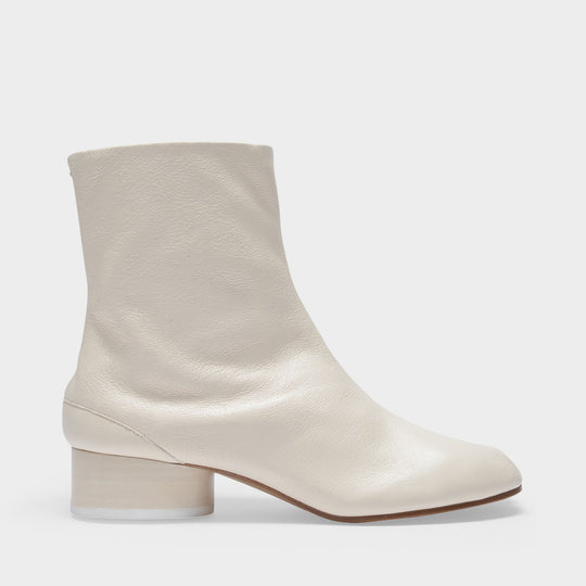 Bottines Tabi H30 - Maison Margiela - Cuir - Blanc