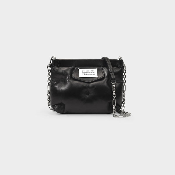 Sac À Main Glam Slam Red Carpet Mini - Maison Margiela - Cuir - Noir