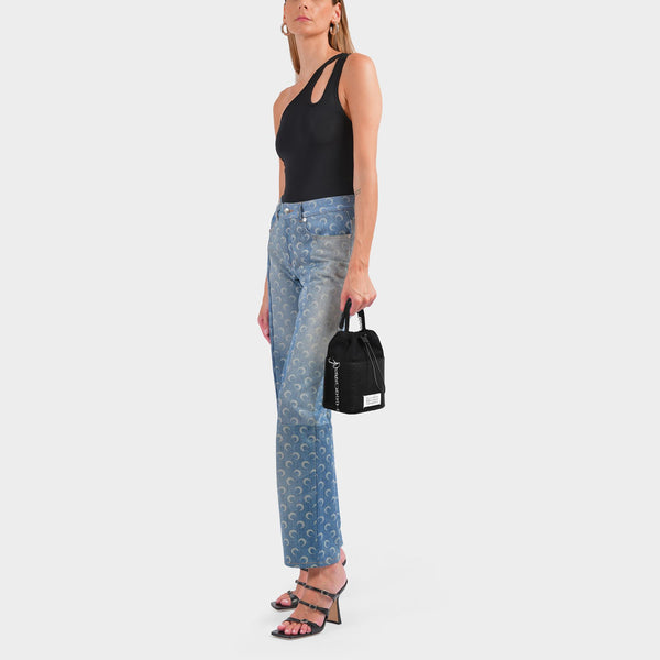 Sac Hobo 5Ac Small - Maison Margiela - Cuir - Noir