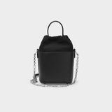 Sac Hobo 5Ac Small - Maison Margiela - Cuir - Noir