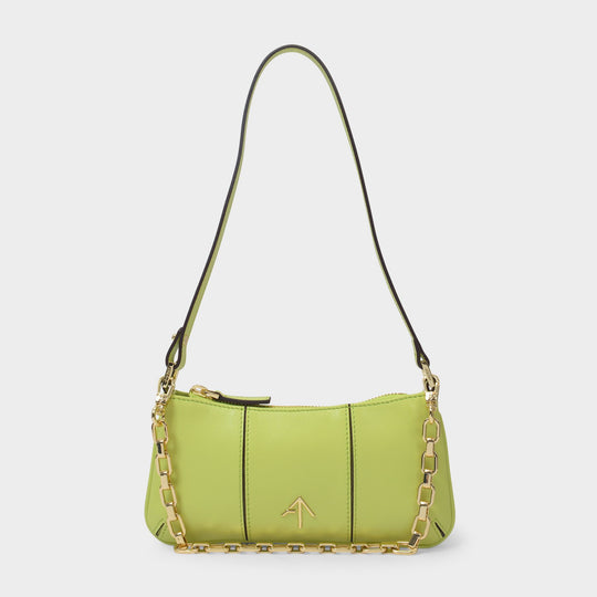 Sac Mini Pita en Cuir Vert