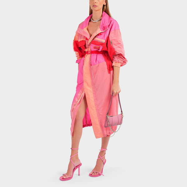 Sac Mini Pita en Cuir Rose