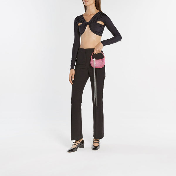 Sac Hobo Micro Zorya - Magda Butrym - Cuir - Fushia