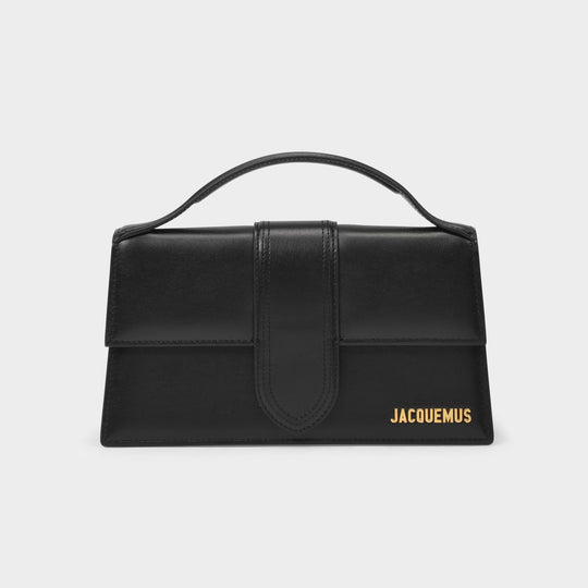 Sac Le Grand Bambino - Jacquemus - Cuir - Noir