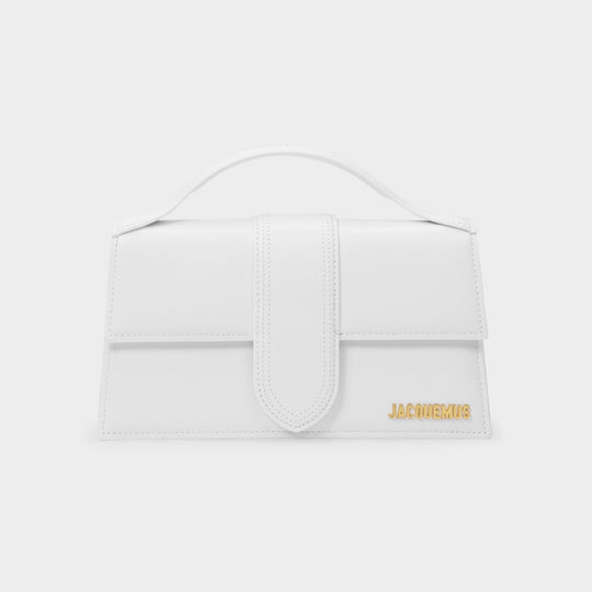 Sac Le Grand Bambino - Jacquemus - Cuir - Blanc