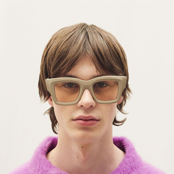 Lunettes de Soleil Baci en Acétate Beige