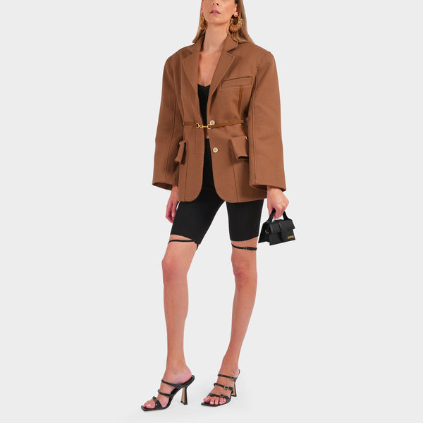 Sac Le Bambino - Jacquemus - Cuir - Noir