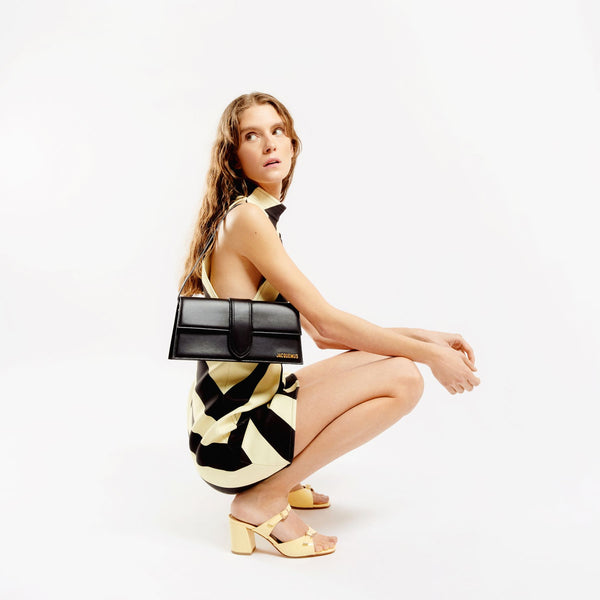 Sac Le Bambino Long - Jacquemus - Cuir - Noir