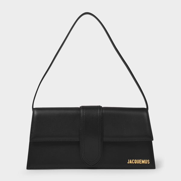 Sac Le Bambino Long - Jacquemus - Cuir - Noir