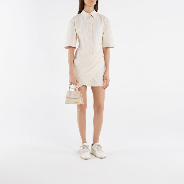 Sac Le Chiquito Noeud - Jacquemus - Cuir - Greige Clair