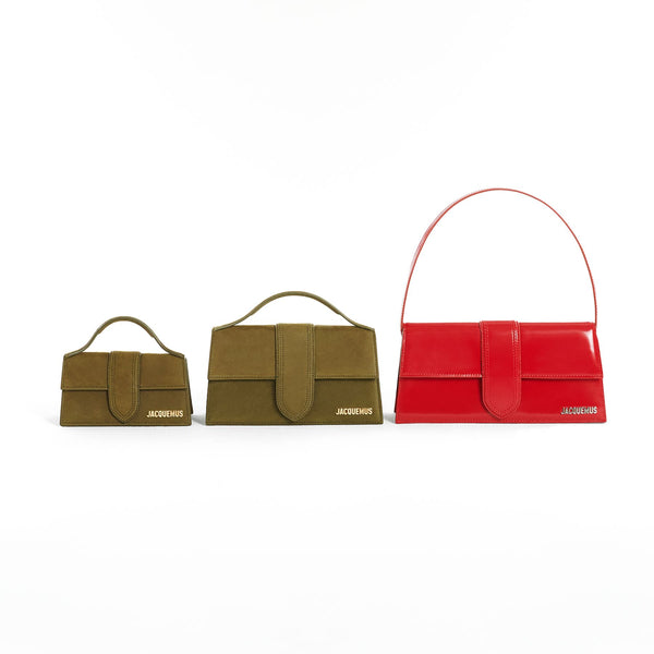 Sac Le Bambino Long - Jacquemus - Cuir - Rouge
