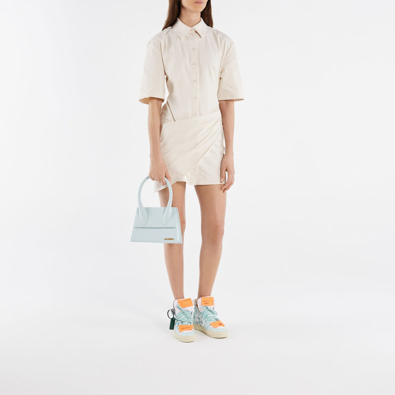 Sneakers 3.0 Off Court - Off White - Cuir - Blanc/Menthe