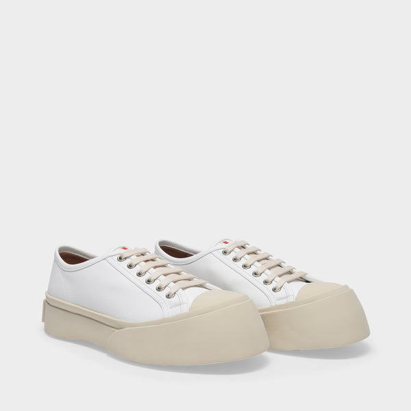 Sneakers Laced Up Pablo - Marni - Cuir - Lily White