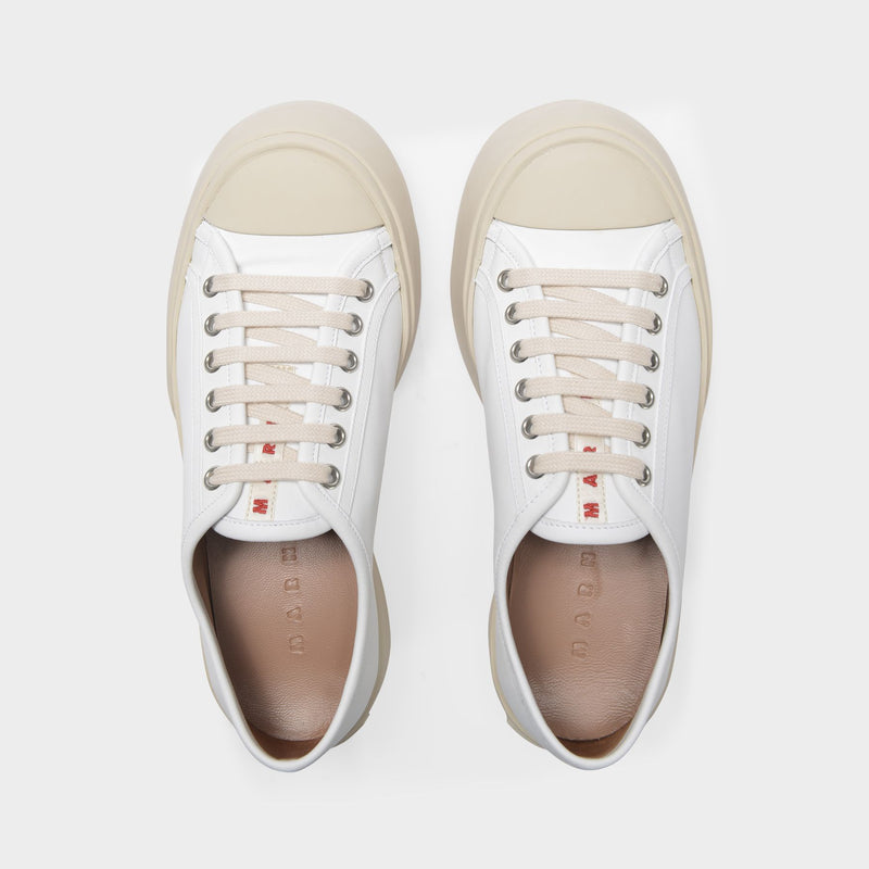 Sneakers Laced Up Pablo - Marni - Cuir - Lily White