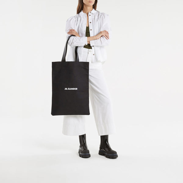 Tote Bag Book - Jil Sander - Coton - Noir
