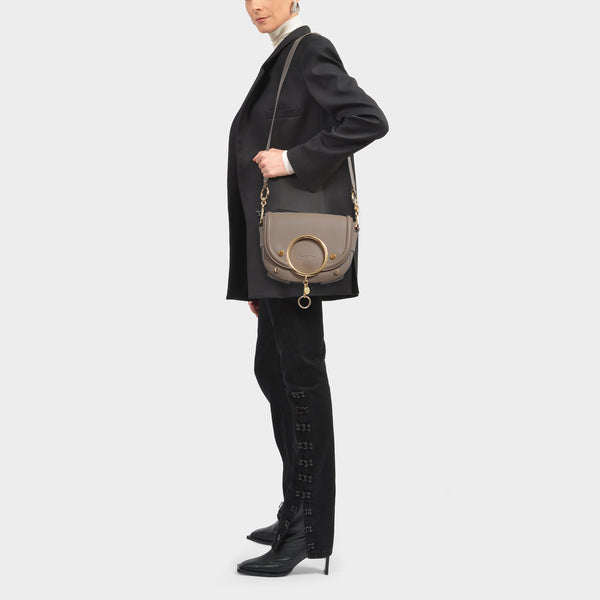 Sac Hobo Mara - See By Chloe - Cuir - Motty Grey