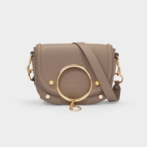Sac Hobo Mara - See By Chloe - Cuir - Motty Grey