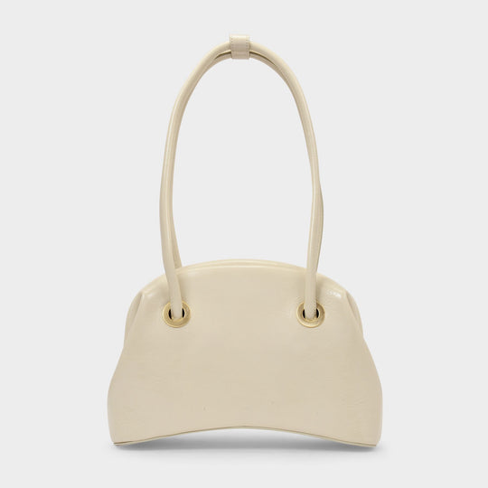 Sac Circle Brot en Cuir Beige