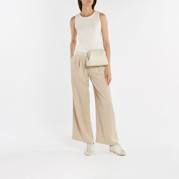 Sac Hobo Mini Brot - Osoi - Cuir - Crème