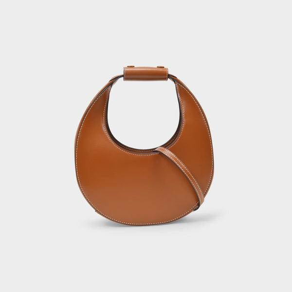 Sac À Main Mini Moon - Staud - Cuir - Tan