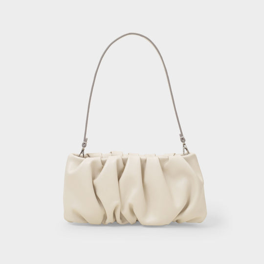 Sac Hobo Bean Convertible - Staud - Cuir - Crème