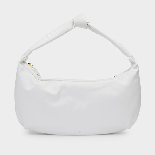 Sac Baguette Uma Grande en Cuir Nappa Beige