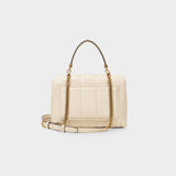 Sac Kira Small Top Handle en Cuir Blanc